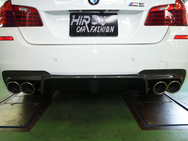 BMW F10 M5 マフラー取り付け後